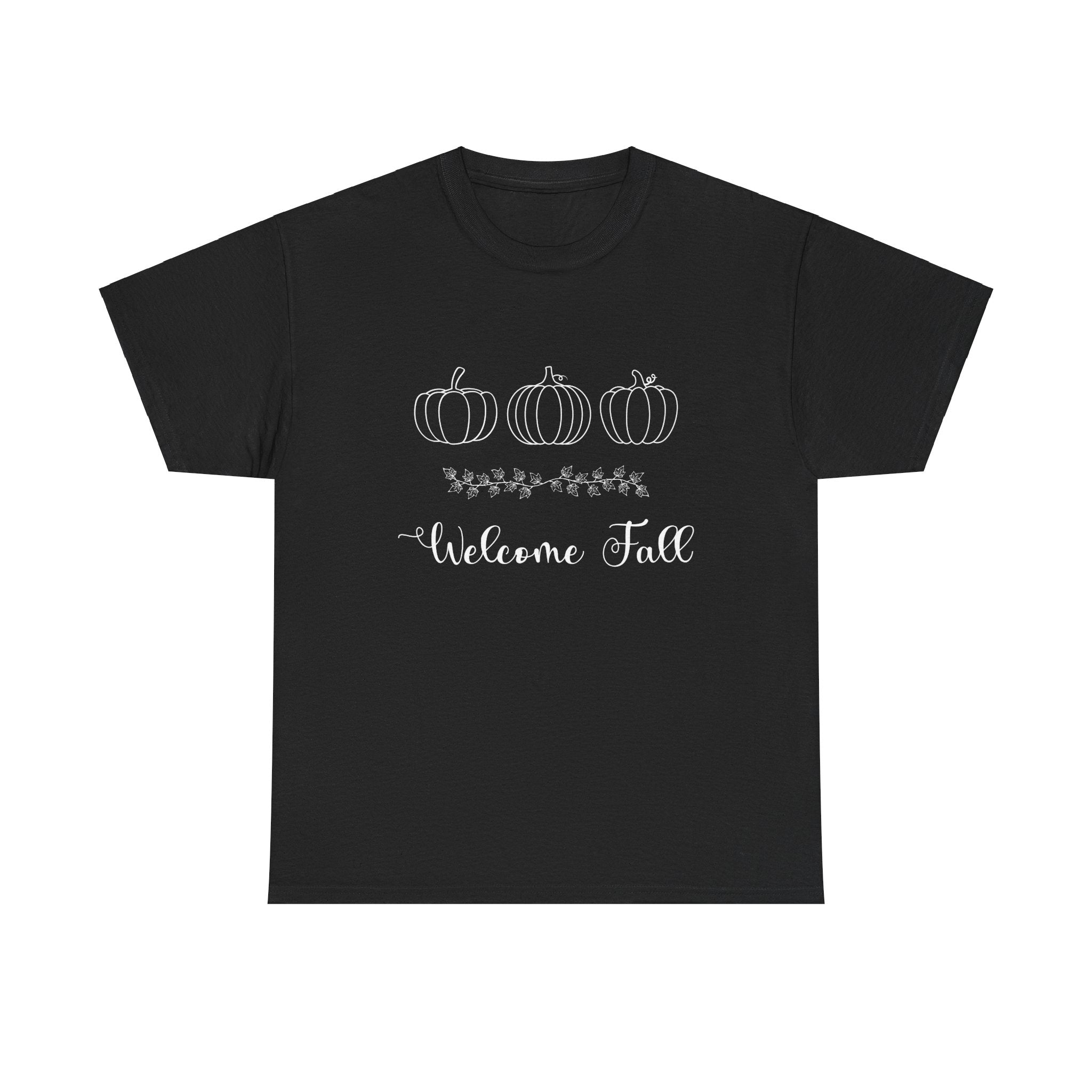 Welcome Fall Outline Graphic T-Shirt