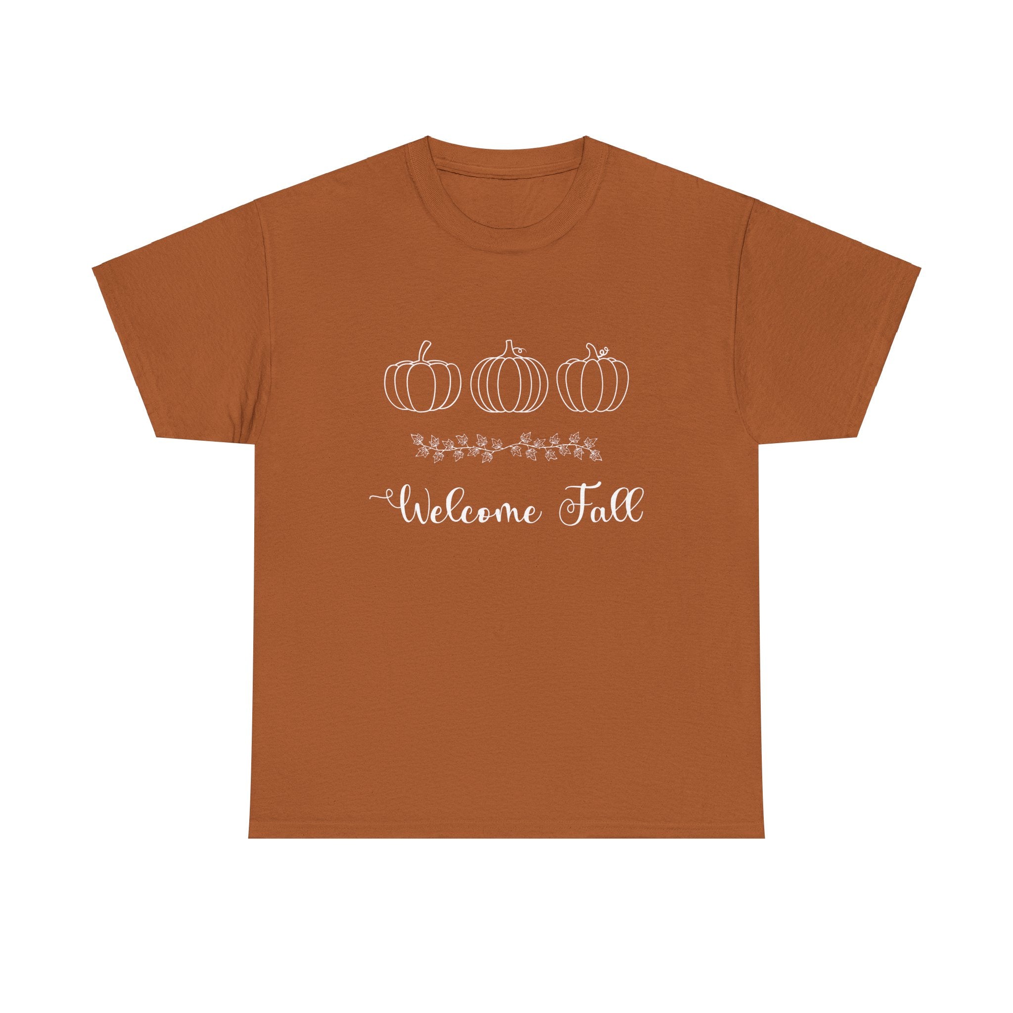 Welcome Fall Outline Graphic T-Shirt